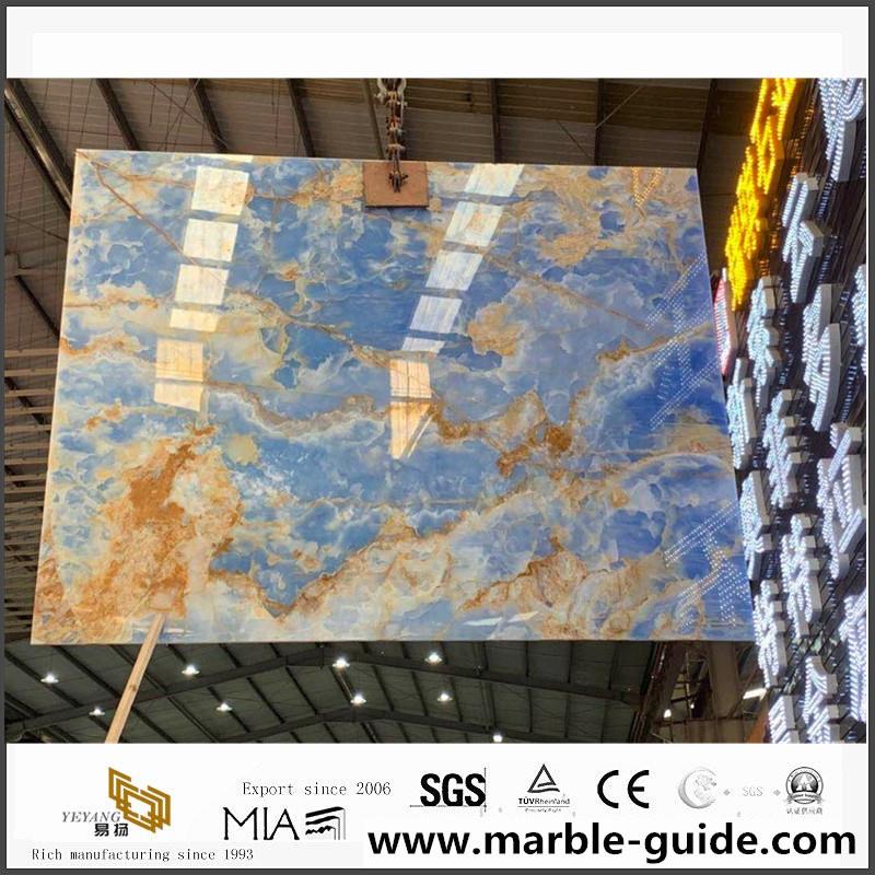 Blue Onyx Slabs Prix 2