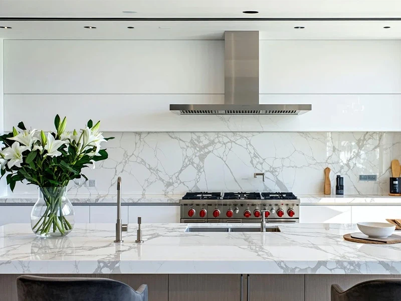 white-quartz-countertops-in-modern-kitchen white-quartz-countertops-in-modern-kitchen