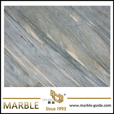 Dalles de marbre brun en or de luxe