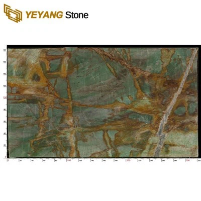 Fabricant de dalles de marbre vert de luxe en pierre de Finlande en provenance de Chine