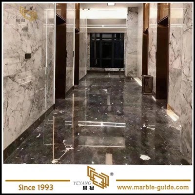 Carreaux de marbre gris romantiques