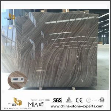Chine Kylin Wood Marble Slab pour carreaux de cuisine comptoir et haut de vanité de l'usine de marbre