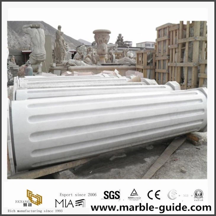 Best Price White Marble Column Tops Designs For Column