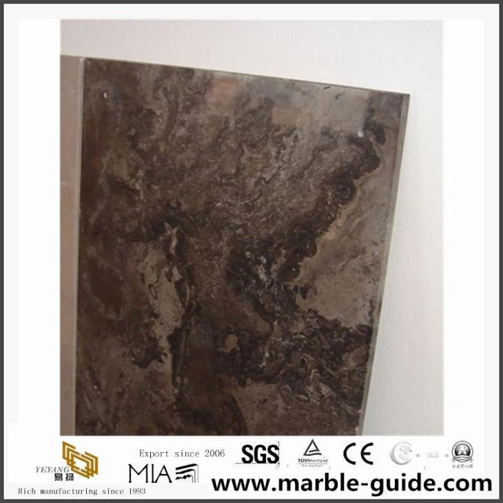 Dalles et tuiles en marbre Narcisse Narcisse bon marché, carreaux de sol en marbre poli bruns, carreaux couvrant