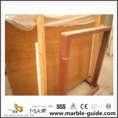 Chine Yellow Booden Marble Slab For Decorative Inner Wall Tile