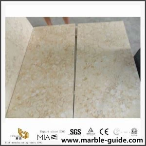 Marbre beige doré naturel / marbre jaune personnalisé pour mur / sol