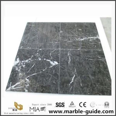 Veine blanche marbre gris / propre carrière vainqueur chutes / marbre et tuiles polis