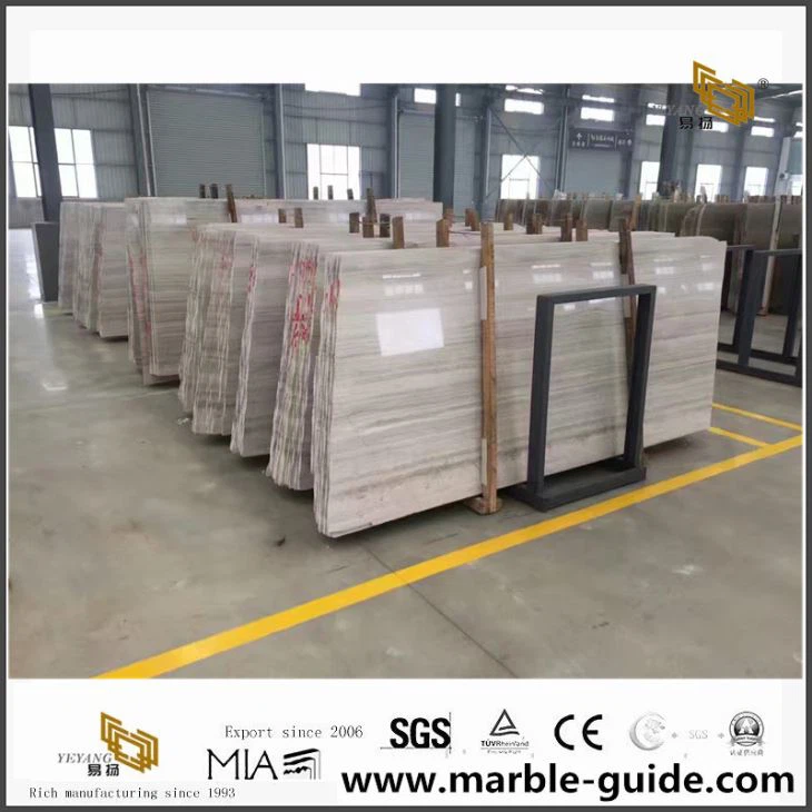 Marbre en bois cristallin élégant pour décoration intérieure