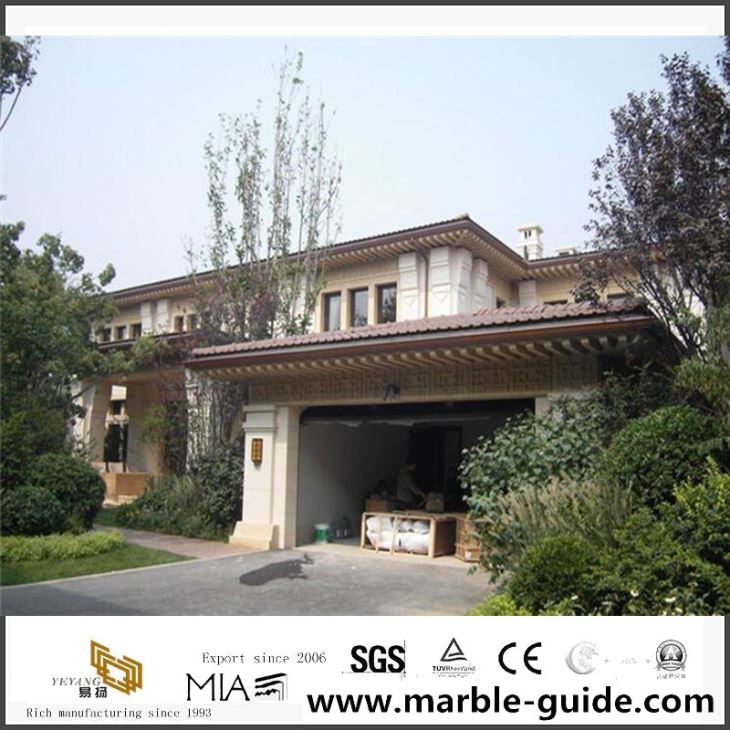 Projet de Villa en pierre grise avec le Style de la dynastie Tang