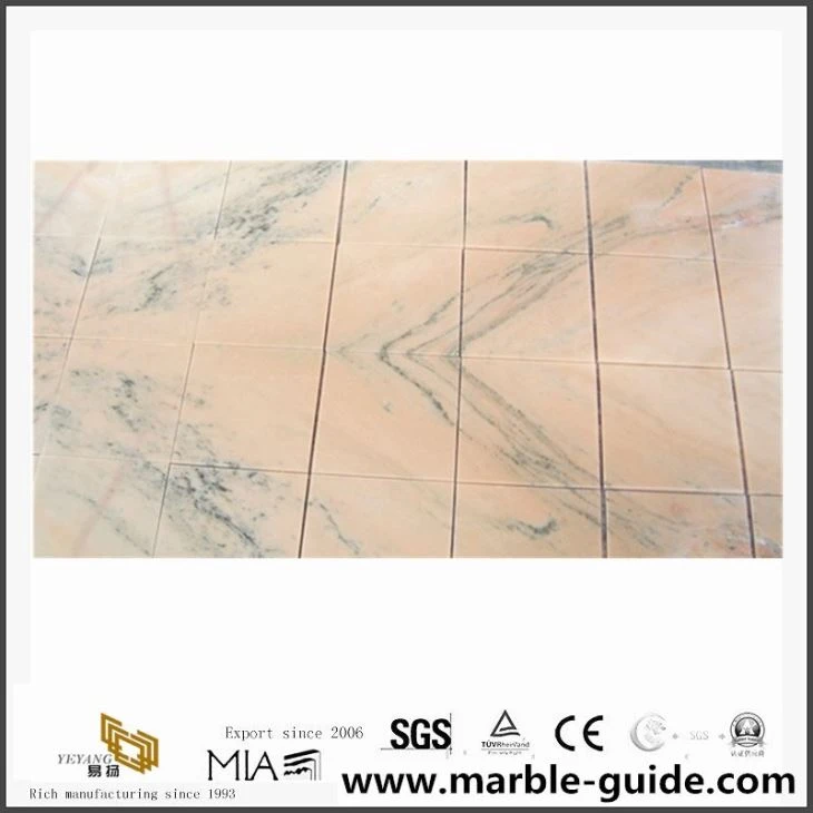 Rosa Marble Tile With Pink Color