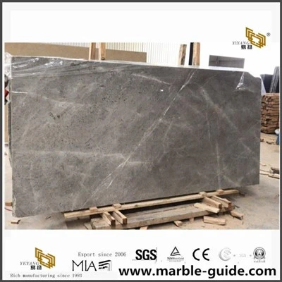 Dalle de marbre gris élégante pour le plancher