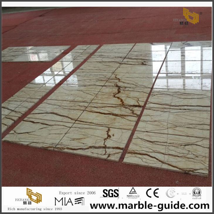 Sofitel Gold Marble Tile For Flooring