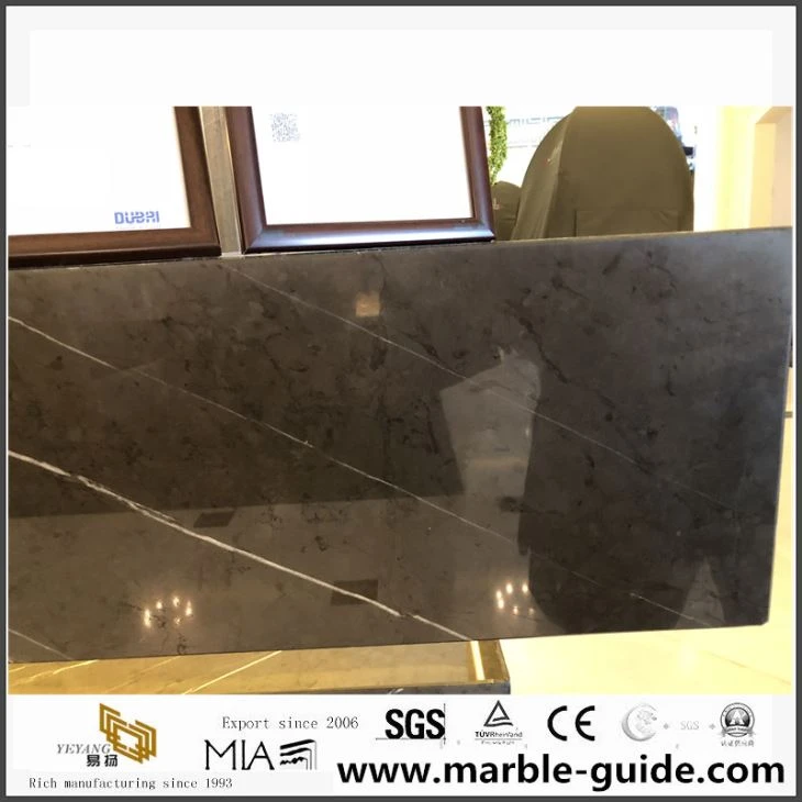 Pietra Grey Marble Slabs For Hotel Countertops