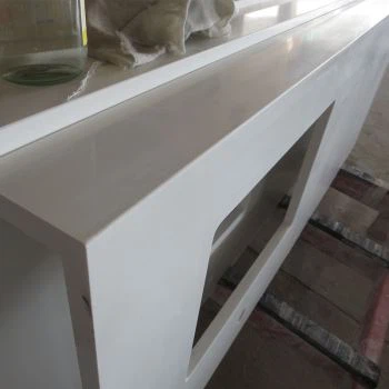 Comptoirs en quartz blanc pur salle de bain YQ-2802